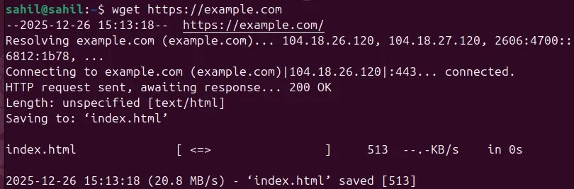 wget