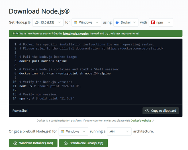 Node.js Desktop Installation of Node.js on Windows - GeeksforGeeks