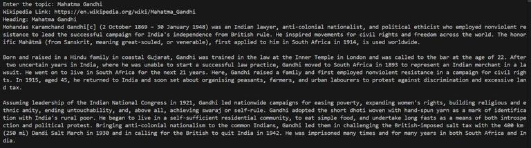 Wikipedia Scraping By Title Using Python - GeeksforGeeks