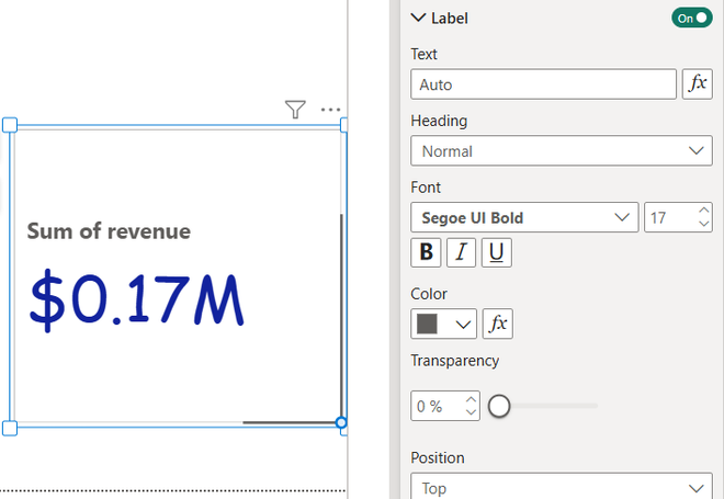 Power BI - How to Format a Card? - GeeksforGeeks