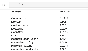 How To List Installed Python Packages - GeeksforGeeks