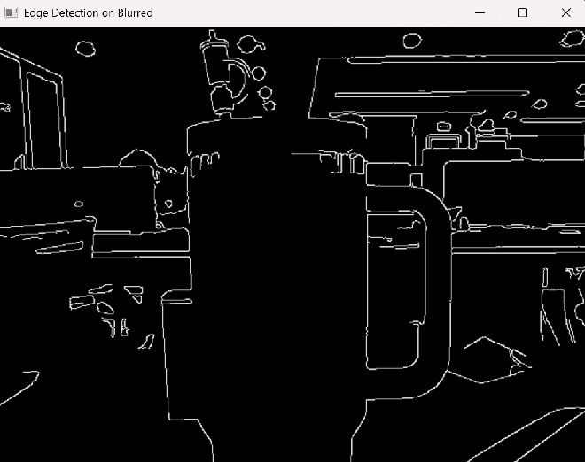 Edge Detection with Blur using Python OpenCV - GeeksforGeeks