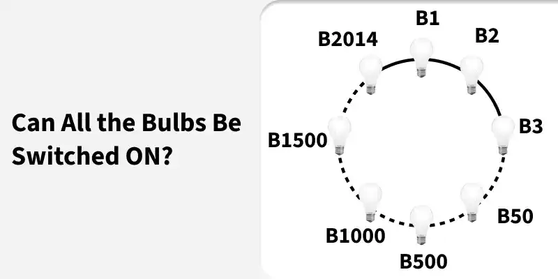 Puzzle | Light all the bulbs - GeeksforGeeks