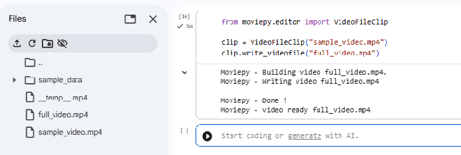 MoviePy –Saving Video File Clip - GeeksforGeeks