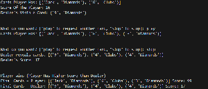 Blackjack console game using Python - GeeksforGeeks