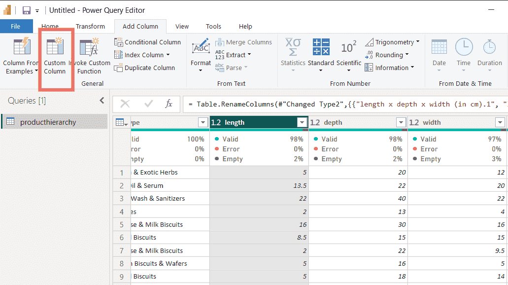 Custom Columns In Power Query Custom Columns and M Language in Power BI - GeeksforGeeks