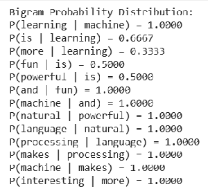 Probability Distribution in NLP using N‑gram - GeeksforGeeks