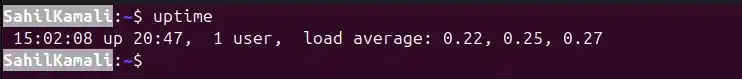 uptime