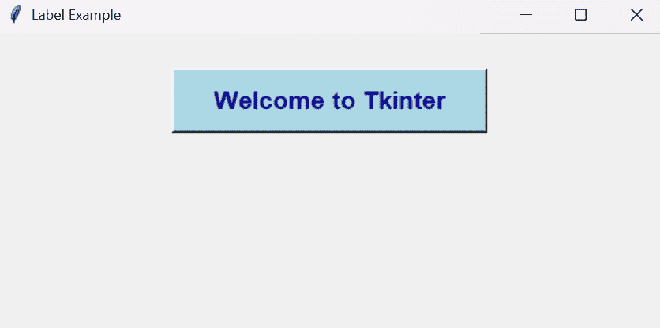 Python Tkinter - Label - GeeksforGeeks