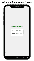 Getting Window Width and Height In React Native - GeeksforGeeks