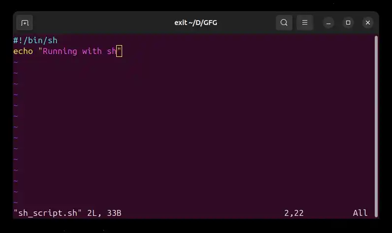 Shell Scripting – Understanding Shebang (#!/bin/bash) - GeeksforGeeks