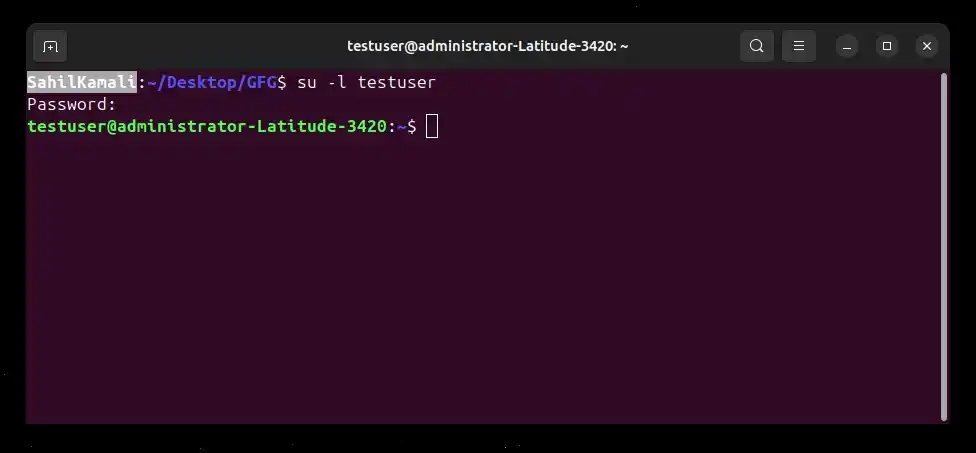 sudo-l-testuser