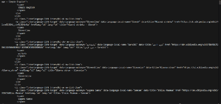 Web scraping from Wikipedia using Python - GeeksforGeeks