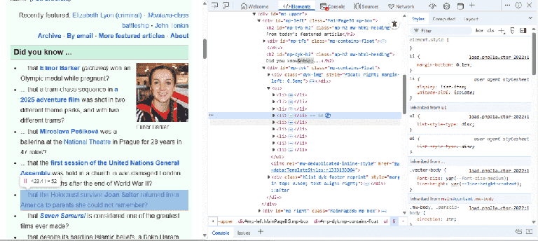 Web scraping from Wikipedia using Python - GeeksforGeeks