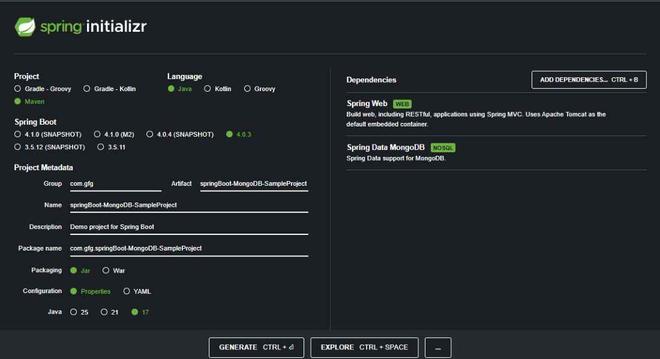 Spring Boot Integration With MongoDB as a Maven Project - GeeksforGeeks