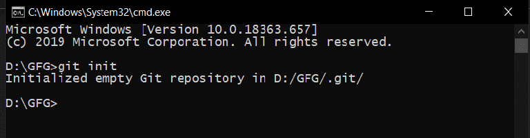 Using Git on CommandLine - GeeksforGeeks