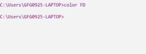 Changing Colours in Command Prompt - GeeksforGeeks