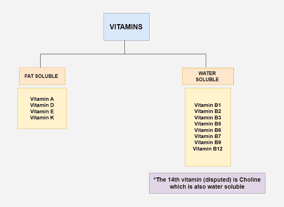 Vitamin-classification