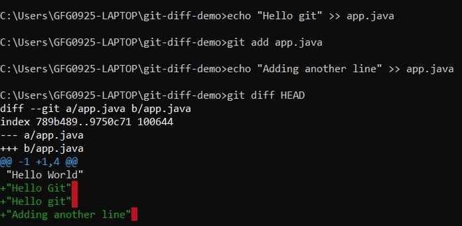 Git diff - GeeksforGeeks