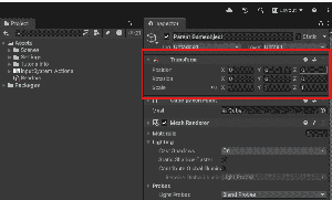Unity Transform (Position, Rotation, Scale) - GeeksforGeeks