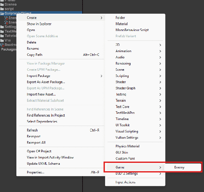 ScriptableObjects In Unity - GeeksforGeeks