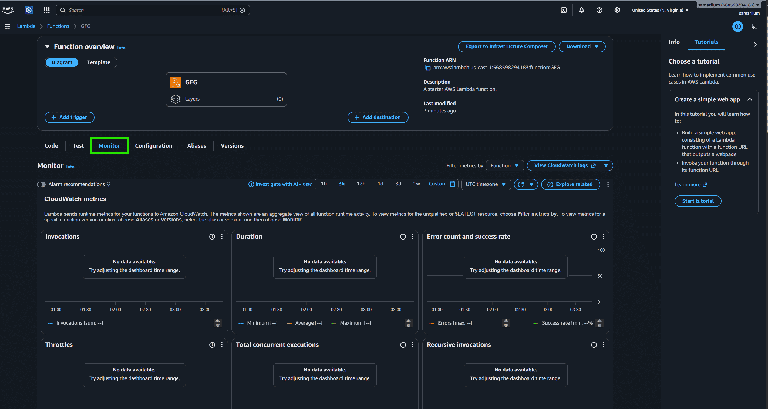 Configure AWS Lambda - GeeksforGeeks