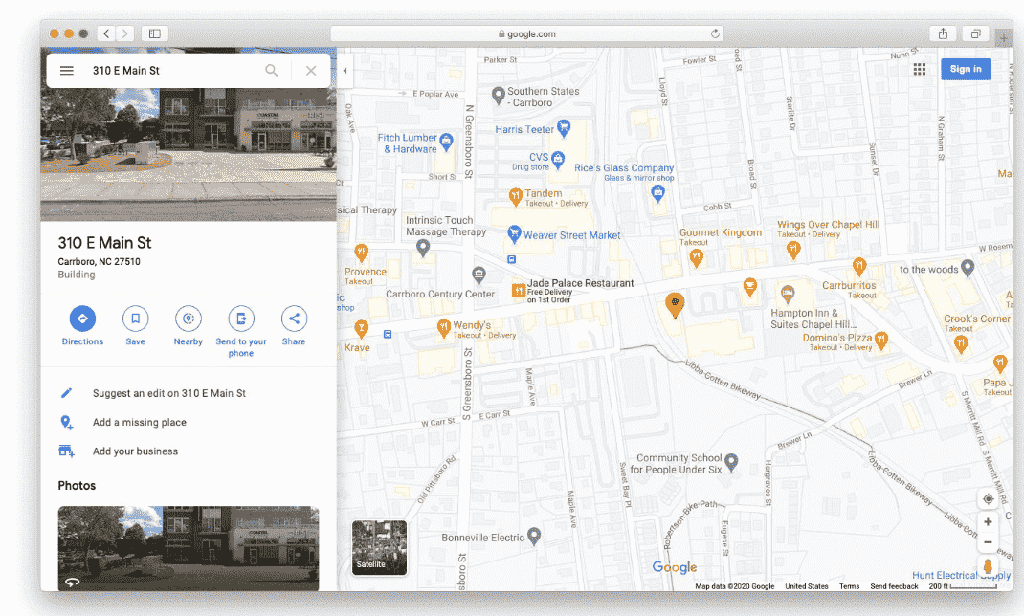 How to Know Your Location and Postal Address on Google Maps - GeeksforGeeks