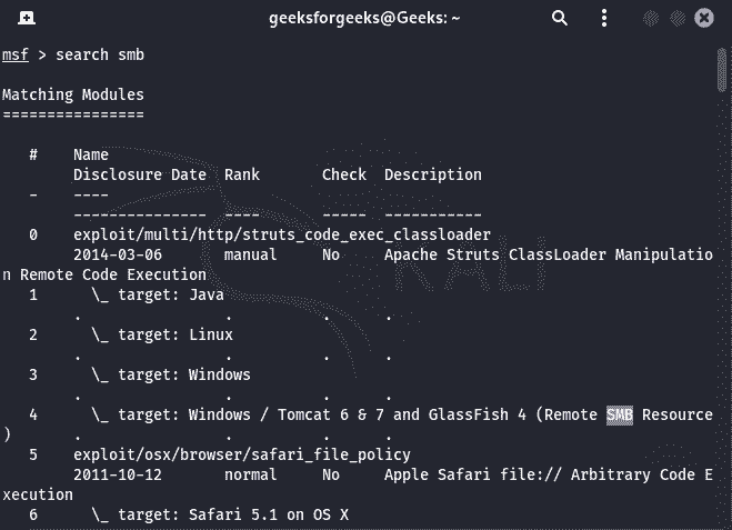 Metasploit Framework in Linux - GeeksforGeeks