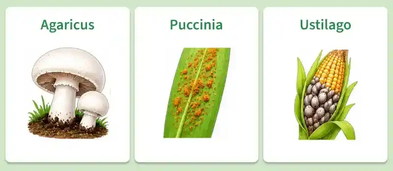 Basidiomycota Rust Examples Basidiomycetes - GeeksforGeeks