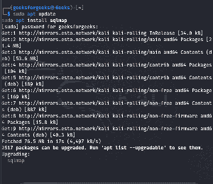 How to Install SQLmap in Linux - GeeksforGeeks
