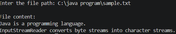 InputStreamReader
