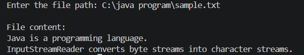 BufferedReaderOutput