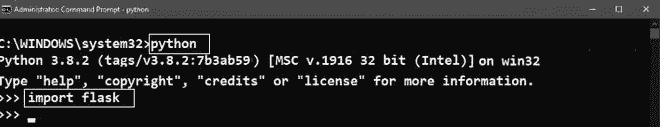 check-flask-installation