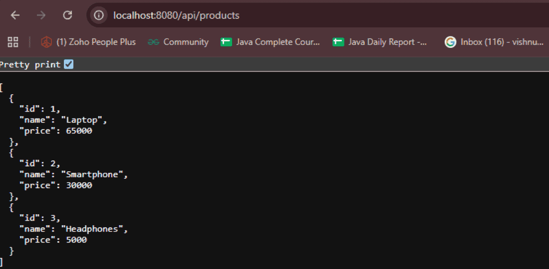 REST API Integration in React + Spring Boot - GeeksforGeeks