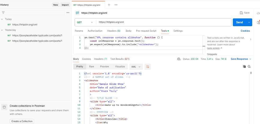 XML-Assertion-in-Postman