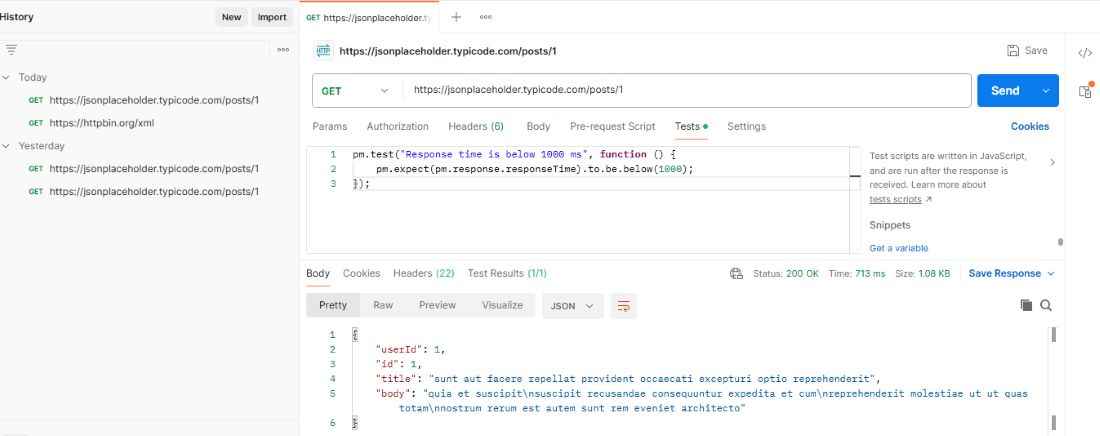 Response-Time-Assertion-in-Postman