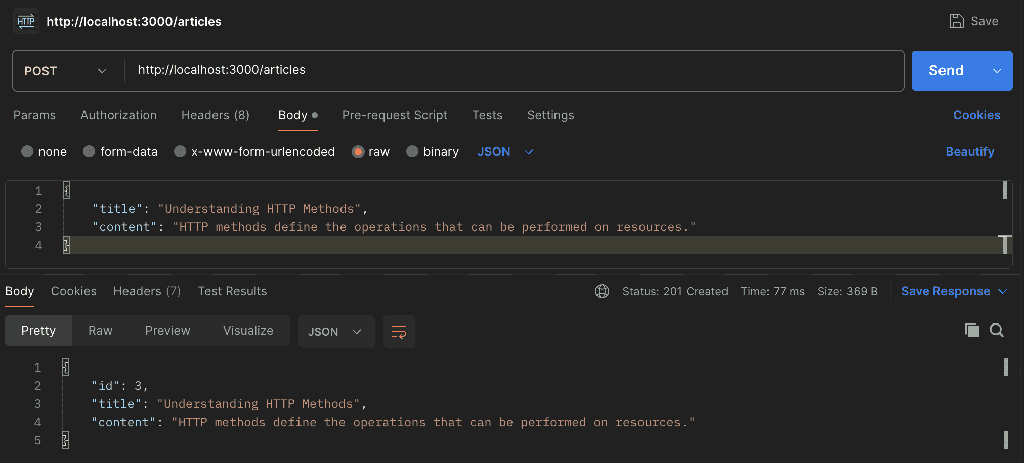 Create-Using-Post
