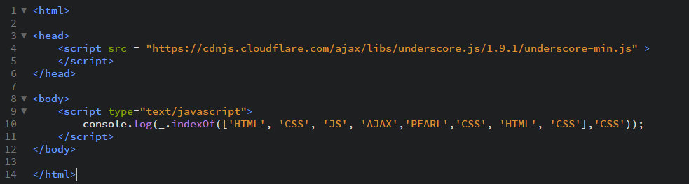 javascript indexof