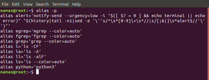 alias-command-in-linux-with-examples-geeksforgeeks
