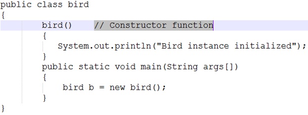 Constructor initialization