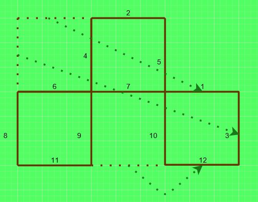 Puzzle  Tricky Matchstick Problem (move 3 matchsticks to get 3 squares) -  GeeksforGeeks