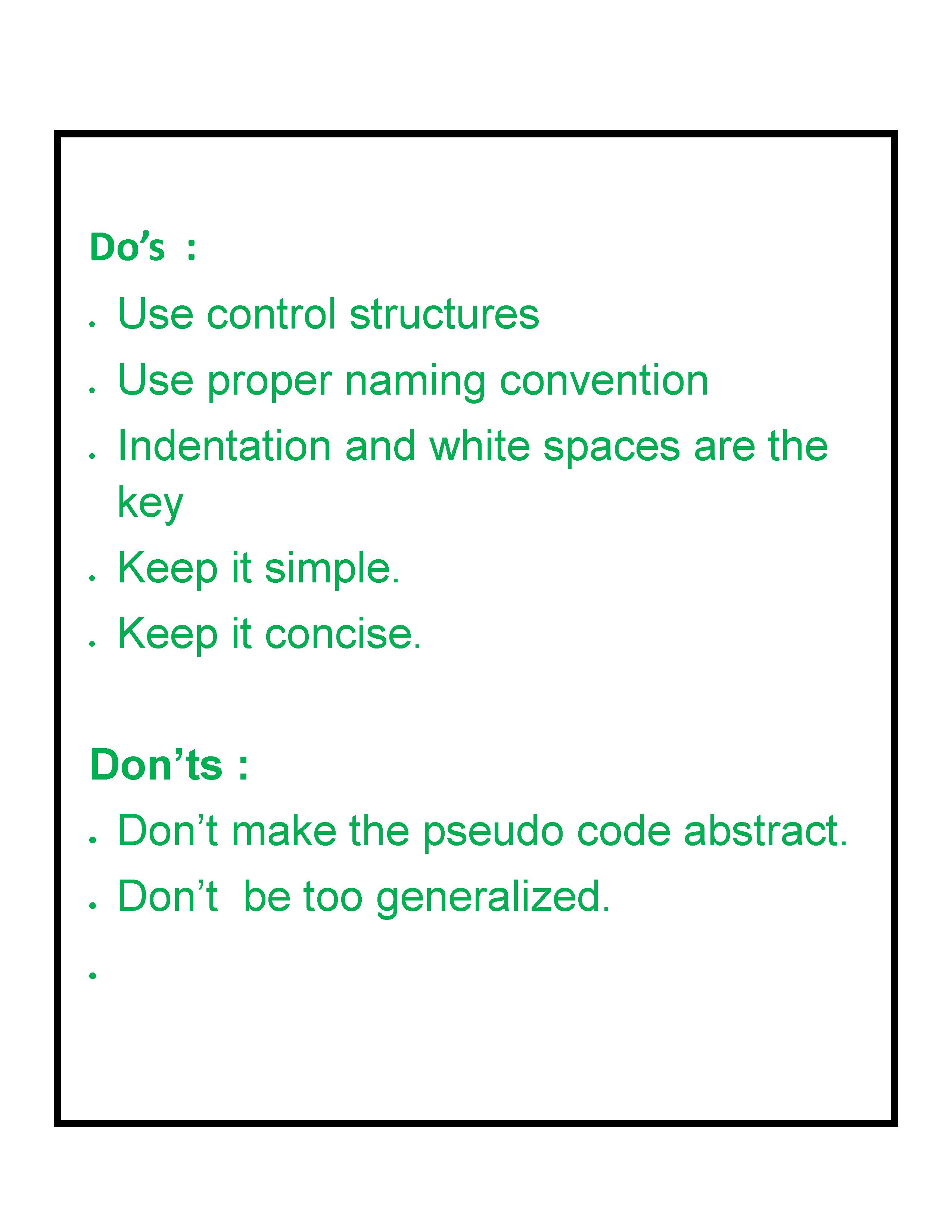 How To Write A Pseudo Code Geeksforgeeks