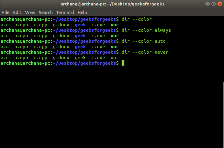 dir-command-in-linux-with-examples-geeksforgeeks