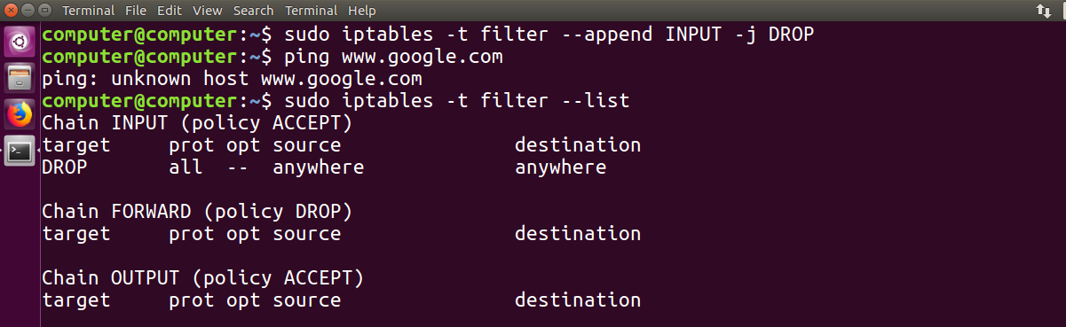 Iptables Command In Linux Ricedads