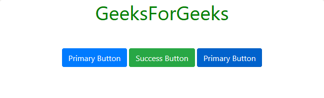 Bootstrap 5  Buttons - GeeksforGeeks