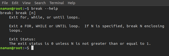 Break Command In Linux With Examples Geeksforgeeks
