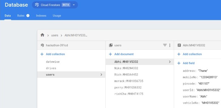 cloud firestore data schema