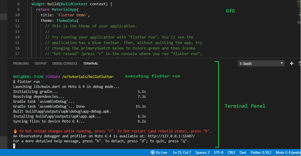 Flutter Compile