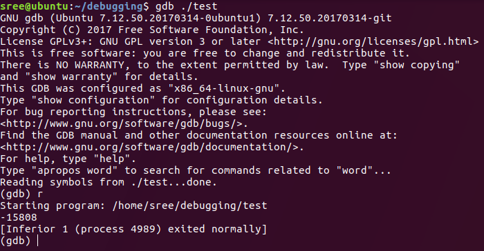 Gdb compiler