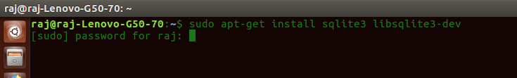 Install sqlite3 in linux